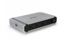 Thunderbolt 4 Element Hub - 4x Thunderbolt 4 / USB4 Ports, 4x USB 3.2 Gen2 10Gb Ports, Dual 4K@60 Support. 60W Laptop Charging with 0.8m Cable